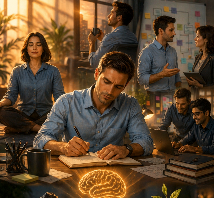 Illustration for emotional intelligence at work